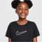 NIKE One Dri-FIT kurzarm Trainingsshirt Mädchen 010 - black/white L (146-156 cm)