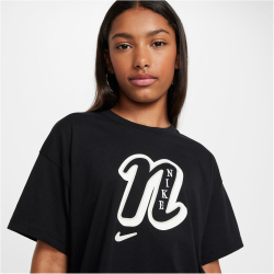 NIKE Sportswear T-Shirt Mädchen 010 - black S...