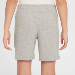 NIKE Sportswear Club Knit Sweatshorts Kinder 063 - dk grey heather/white XS (122-128 cm)