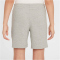 NIKE Sportswear Club Knit Sweatshorts Kinder 063 - dk grey heather/white M (137-147 cm)