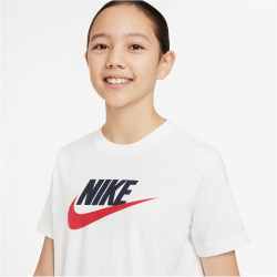NIKE Sportswear T-Shirt Kinder 100 - white L (147-158 cm)