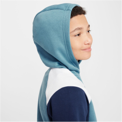 NIKE Air Hoodie Kinder 429 - aegean storm/midnight navy/white/white M (137-147 cm)