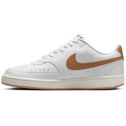 NIKE Court Vision Low Next Nature Sneaker Damen 102 - white/flax-game royal-sail 35.5