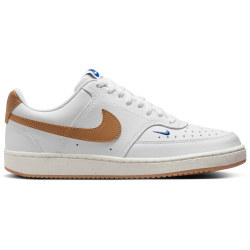 NIKE Court Vision Low Next Nature Sneaker Damen 102 - white/flax-game royal-sail 35.5