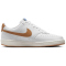 NIKE Court Vision Low Next Nature Sneaker Damen 102 - white/flax-game royal-sail 35.5