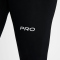 NIKE Pro Mid-Waist 7/8-Leggings Damen 010 - black/iron grey/white/white XXS