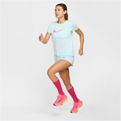 NIKE One Swoosh Dri-FIT kurzarm Laufshirt Damen 474 -...