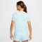 NIKE One Swoosh Dri-FIT kurzarm Laufshirt Damen 474 - glacier blue/aster pink S