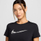 NIKE One Swoosh Dri-FIT kurzarm Laufshirt Damen 010 - black/white M