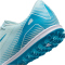NIKE Air Zoom Mercurial Vapor 16 Academy TF Multinocken-Fu&szlig;ballschuhe Herren 400 - glacier blue/blue orbit 36
