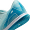 NIKE Air Zoom Mercurial Vapor 16 Academy IC Hallen-Fu&szlig;ballschuhe Herren 400 - glacier blue/blue orbit 38