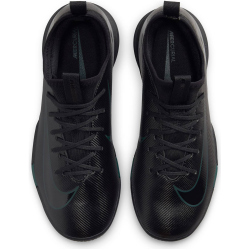 NIKE Jr. Air Zoom Mercurial Vapor 16 Academy IC Hallen-Fu&szlig;ballschuhe Kinder 002 - black/black-deep jungle 36.5