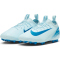 NIKE Jr. Air Zoom Mercurial Vapor 16 Academy AG Kunstrasen-Fu&szlig;ballschuhe Kinder 400 - glacier blue/black 32
