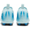 NIKE Jr. Air Zoom Mercurial Vapor 16 Academy AG Kunstrasen-Fu&szlig;ballschuhe Kinder 400 - glacier blue/black 33