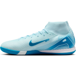 NIKE Air Zoom Mercurial Superfly 10 Academy IC Hallen-Fu&szlig;ballschuhe Herren 400 - glacier blue/blue orbit 38.5