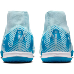 NIKE Air Zoom Mercurial Superfly 10 Academy IC Hallen-Fu&szlig;ballschuhe Herren 400 - glacier blue/blue orbit 38.5