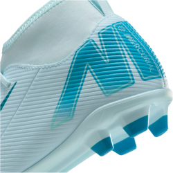 NIKE Jr. Mercurial Superfly 10 Club FG/MG Fußballschuhe Kinder 400 - glacier blue/black 38