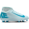NIKE Jr. Mercurial Superfly 10 Club FG/MG Fußballschuhe Kinder 400 - glacier blue/black 38