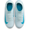 NIKE Jr. Mercurial Superfly 10 Club FG/MG Fußballschuhe Kinder 400 - glacier blue/black 38