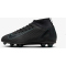 NIKE Jr. Mercurial Superfly 10 Club FG/MG Fußballschuhe Kinder 002 - black/black-deep jungle 32
