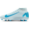 NIKE Mercurial Superfly 10 Club FG/MG Fußballschuhe Herren 400 - glacier blue/black 44.5