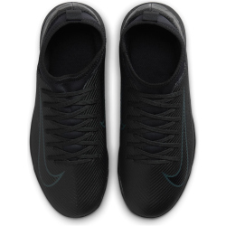 NIKE Jr. Mercurial Superfly 10 Club TF Multinocken-Fu&szlig;ballschuhe Kinder 002 - black/black-deep jungle 33