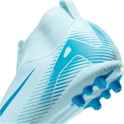 NIKE Jr. Air Zoom Mercurial Superfly 10 Academy AG Kunstrasen-Fu&szlig;ballschuhe Kinder 400 - glacier blue/blue orbit 36.5
