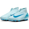 NIKE Jr. Air Zoom Mercurial Superfly 10 Academy AG Kunstrasen-Fu&szlig;ballschuhe Kinder 400 - glacier blue/blue orbit 36.5