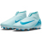 NIKE Jr. Air Zoom Mercurial Superfly 10 Academy FG/MG Fu&szlig;ballschuhe Kinder 400 - glacier blue/blue orbit 33