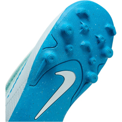 NIKE Jr. Mercurial Vapor 16 Club MG FG/MG Fu&szlig;ballschuhe mit Klettverschluss Kinder 400 - glacier blue/black 25