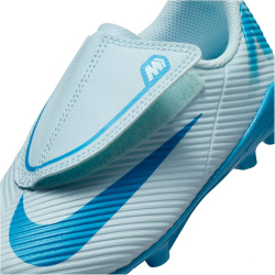 NIKE Jr. Mercurial Vapor 16 Club MG FG/MG Fu&szlig;ballschuhe mit Klettverschluss Kinder 400 - glacier blue/black 25