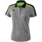 erima Liga Line 2.0 Funktions-Poloshirt grey melange/black/green gecko 34