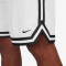 NIKE DNA Dri-FIT 8" Basketballshorts Herren 100 - white/black/black 3XL