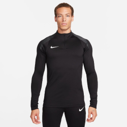 NIKE Strike Dri-FIT 1/2-Zip Global Fußball Trainingsshirt Herren 010 - black/anthracite/white XS