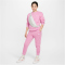 NIKE Sportswear Club Fleece High-Waist Jogginghose M&auml;dchen 646 - magic flamingo/magic flamingo/white XS (122-128 cm)