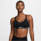 NIKE Indy Medium Support Padded Adjustable Sport-BH Damen 011 - black/white XS