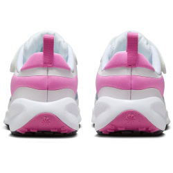 NIKE Revolution 7 Sneaker mit Klettverschluss Kinder 103 - white/midnight navy-playful pink 28