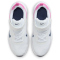 NIKE Revolution 7 Sneaker mit Klettverschluss Kinder 103 - white/midnight navy-playful pink 28