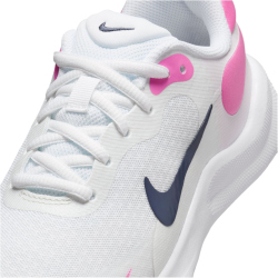 NIKE Revolution 7 Road Laufschuhe Kinder 103 - white/midnight navy-playful pink 35.5