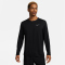 NIKE Miler Dri-FIT UV langarm Laufshirt Herren 010 - black/reflective silv S