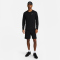 NIKE Miler Dri-FIT UV langarm Laufshirt Herren 010 - black/reflective silv S