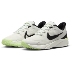 NIKE Star Runner 4 Laufschuhe Kinder 102 - summit white/black-barely volt-white 38