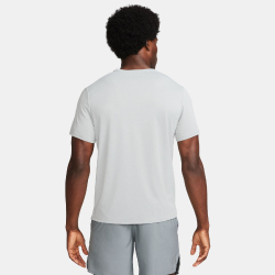 NIKE UV Miler Dri-FIT kurzarm Laufshirt Herren 098 - grey fog/particle grey/reflective silv XL