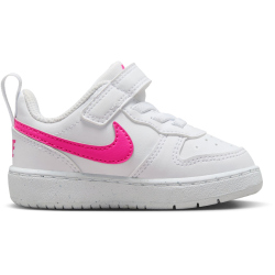 NIKE Court Borough Low Recraft Baby-Sneaker 113 - white/laser fuchsia 17
