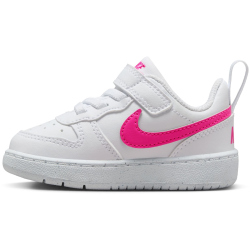 NIKE Court Borough Low Recraft Baby-Sneaker 113 - white/laser fuchsia 17