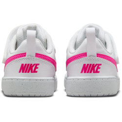 NIKE Court Borough Low Recraft Baby-Sneaker 113 - white/laser fuchsia 17