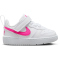 NIKE Court Borough Low Recraft Baby-Sneaker 113 - white/laser fuchsia 17