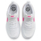 NIKE Court Borough Low Recraft Sneaker Jungen 113 - white/laser fuchsia 28