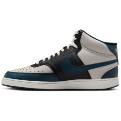 NIKE Court Vision Next Nature Mid-Top Sneaker Herren 004 - lt iron ore/armory navy-phantom-black 40