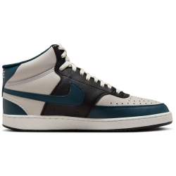 NIKE Court Vision Next Nature Mid-Top Sneaker Herren 004 - lt iron ore/armory navy-phantom-black 45